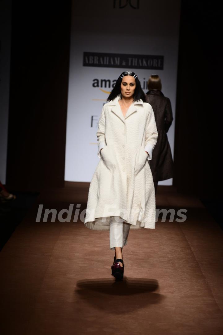 Abraham & Thakore Show at Amazon India Fashion Week 2015 Day 2