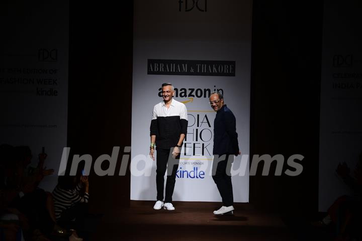 Abraham & Thakore Show at Amazon India Fashion Week 2015 Day 2