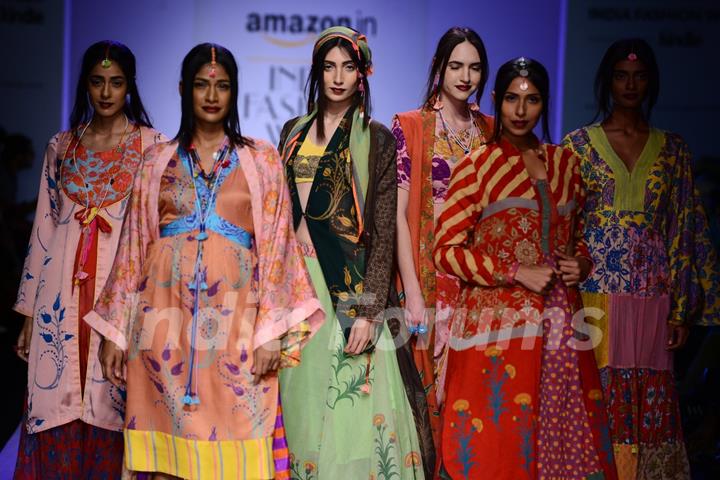 Anupama's show at the Amazon India Fashion Week 2015 Day 3
