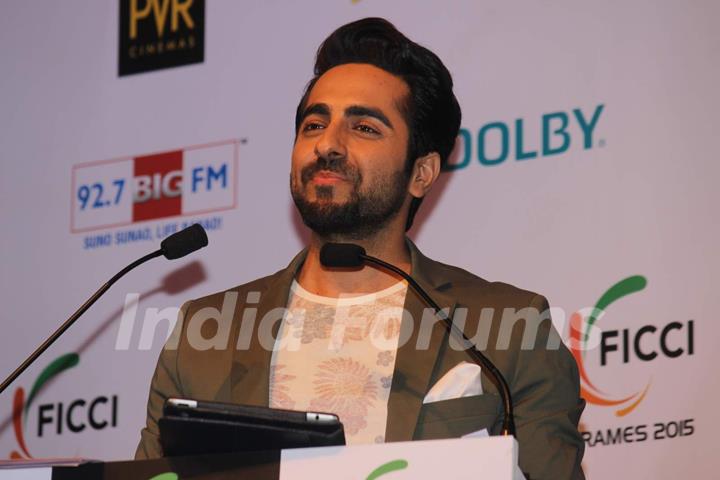 Ayushmann Khurrana was at FICCI Frames 2015 Day 3