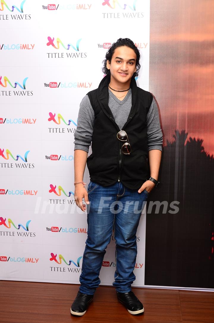 Faisal Khan poses for the media at Book Signing Event