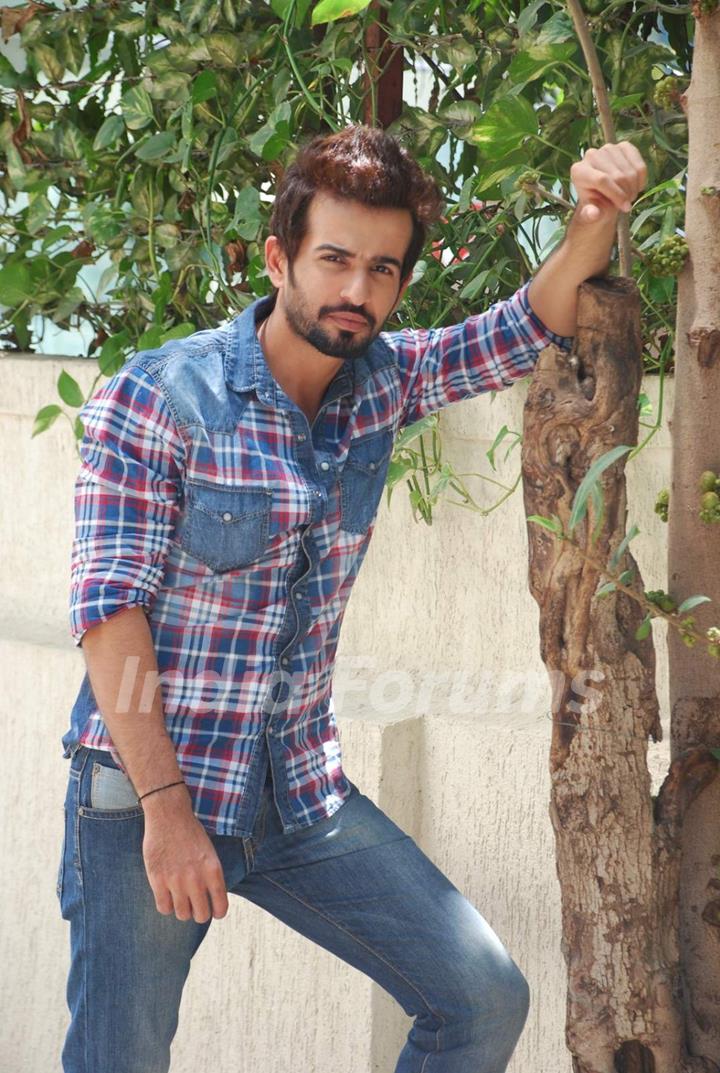 Jay Bhanushali poses for the media at the Promotions of Ek Paheli Leela