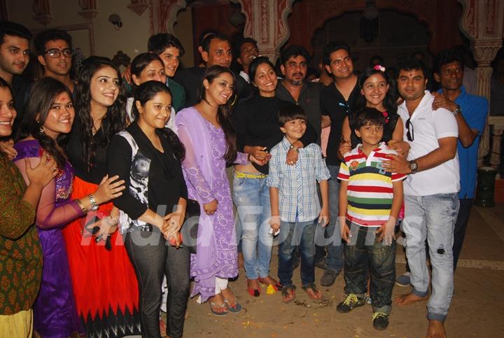 Team of Yeh Rishta Kya Kehlata Hai poses for the media at the Completion of 1700 Episodes