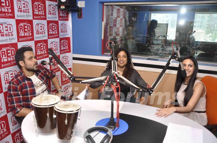 Team of Mr. X at Red FM Studio for the Promotions