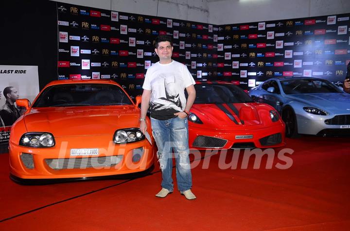 Dabboo Ratnani poses for the media at the Premier of Fast & Furious 7