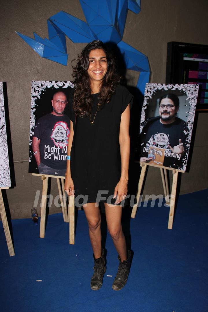 Anushka Manchanda poses for the media at MTV Indies Awkwards