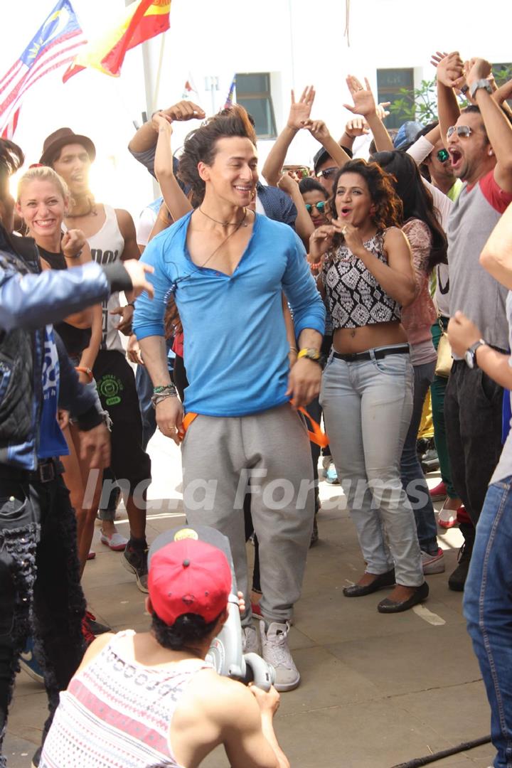 Tiger Shroff was snapped at T-Series Music Video Shoot