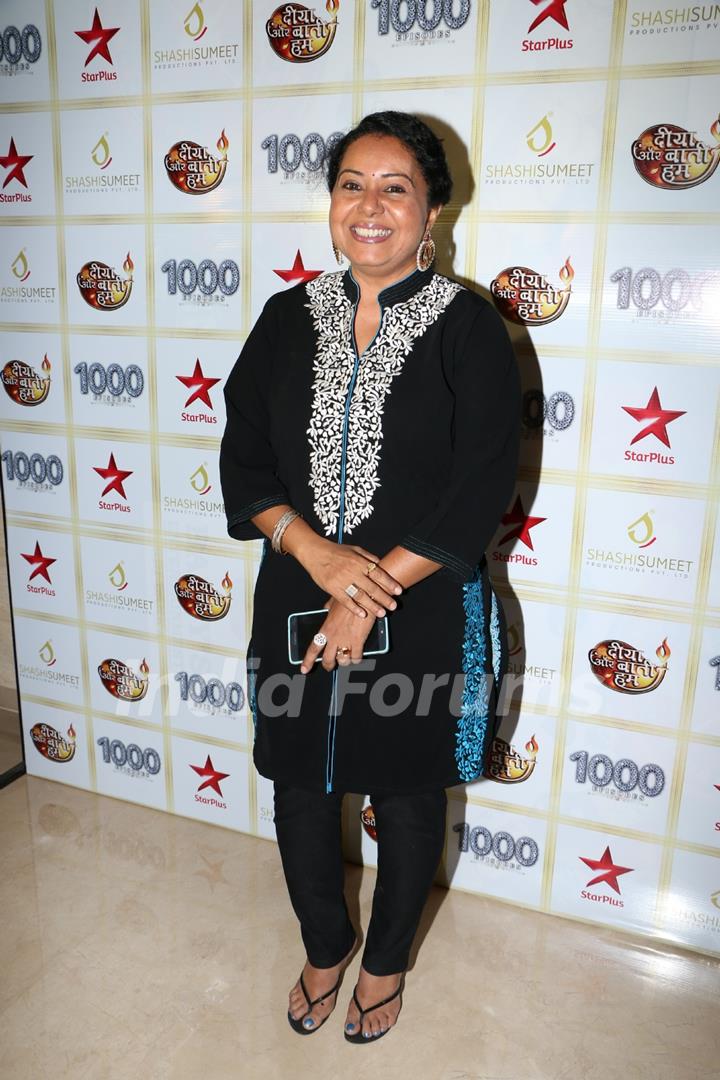 Neelu Vaghela was at the Celebration of Diya Aur Baati Hum's 1000 Episodes Completion