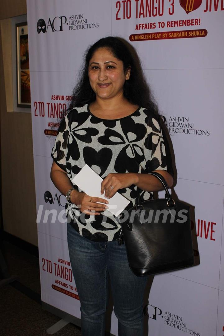 Jayati Bhatia was at the 50th Show of Ashvin Gidwani's Play 'Two To Tango Three To Jive'