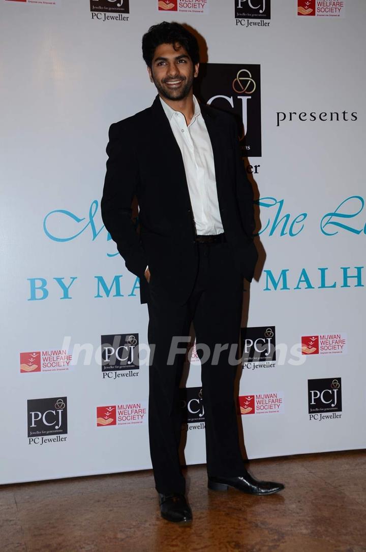 Taaha Shah poses for the media at the Red Carpet of 'Mijwan-The Legacy'
