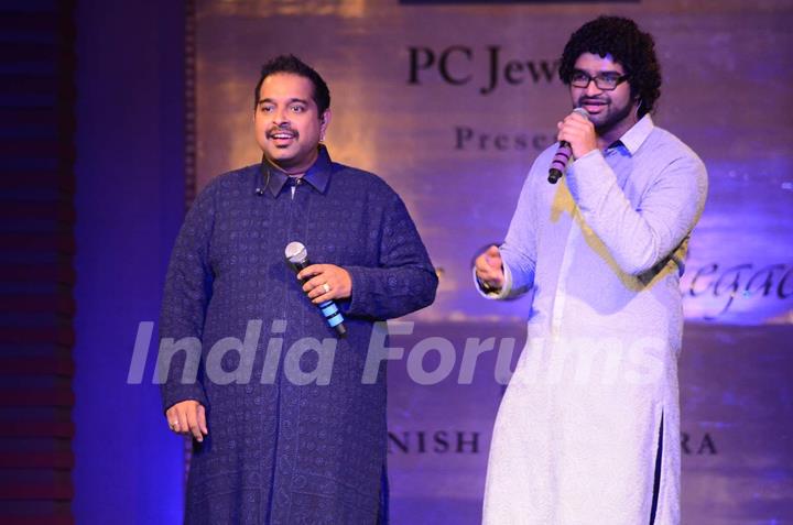 Shankar Mahadevan and Siddharth Mahadevan perform at 'Mijwan-The Legacy' Fashion Show