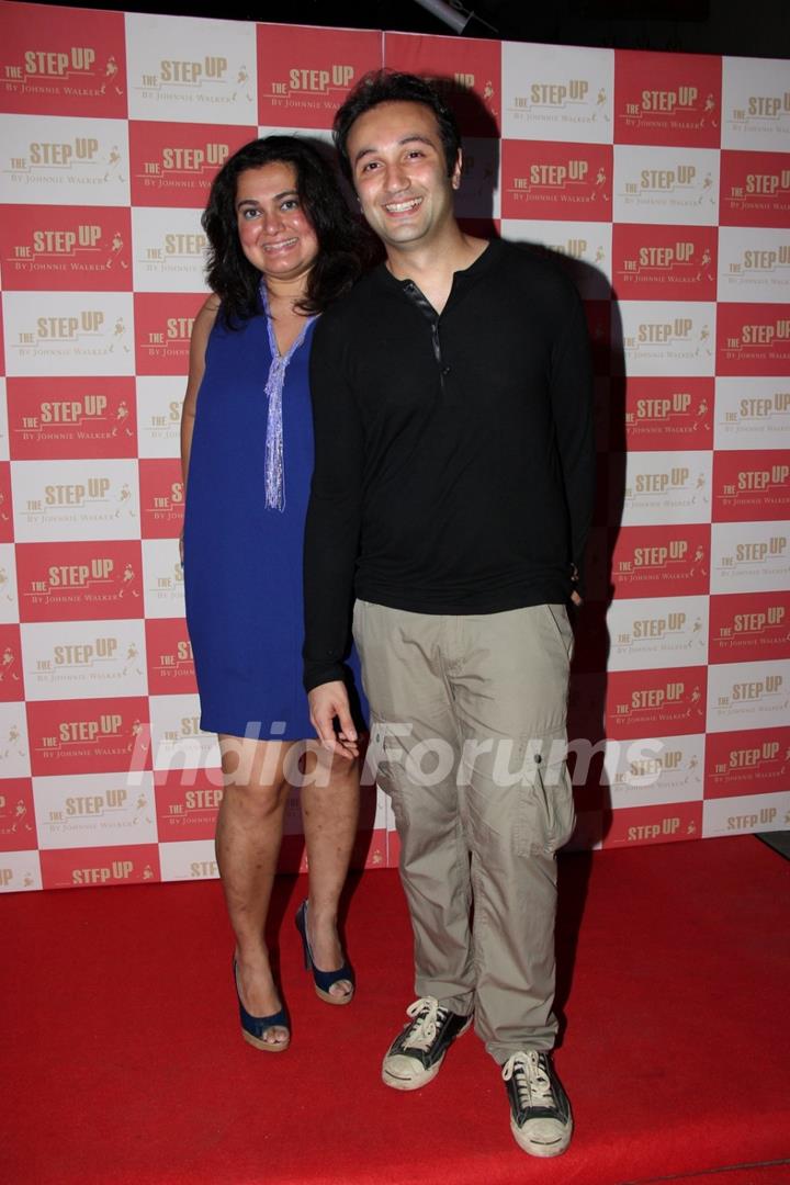 Divya Palat and Aditya Hatkari poses at 'The Step Up' Finale