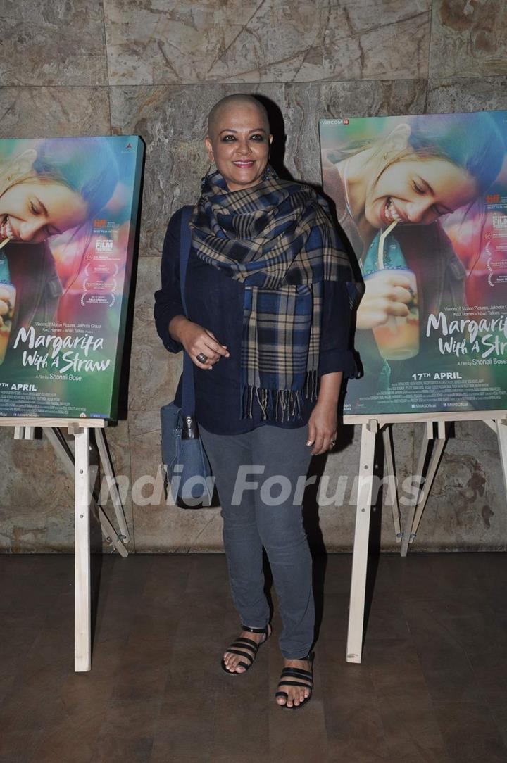 Tanvi Azmi at Special Screening of Margarita, with a Straw