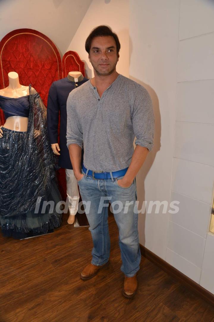 Sohail Khan at Avinash Punjabi Store Launch