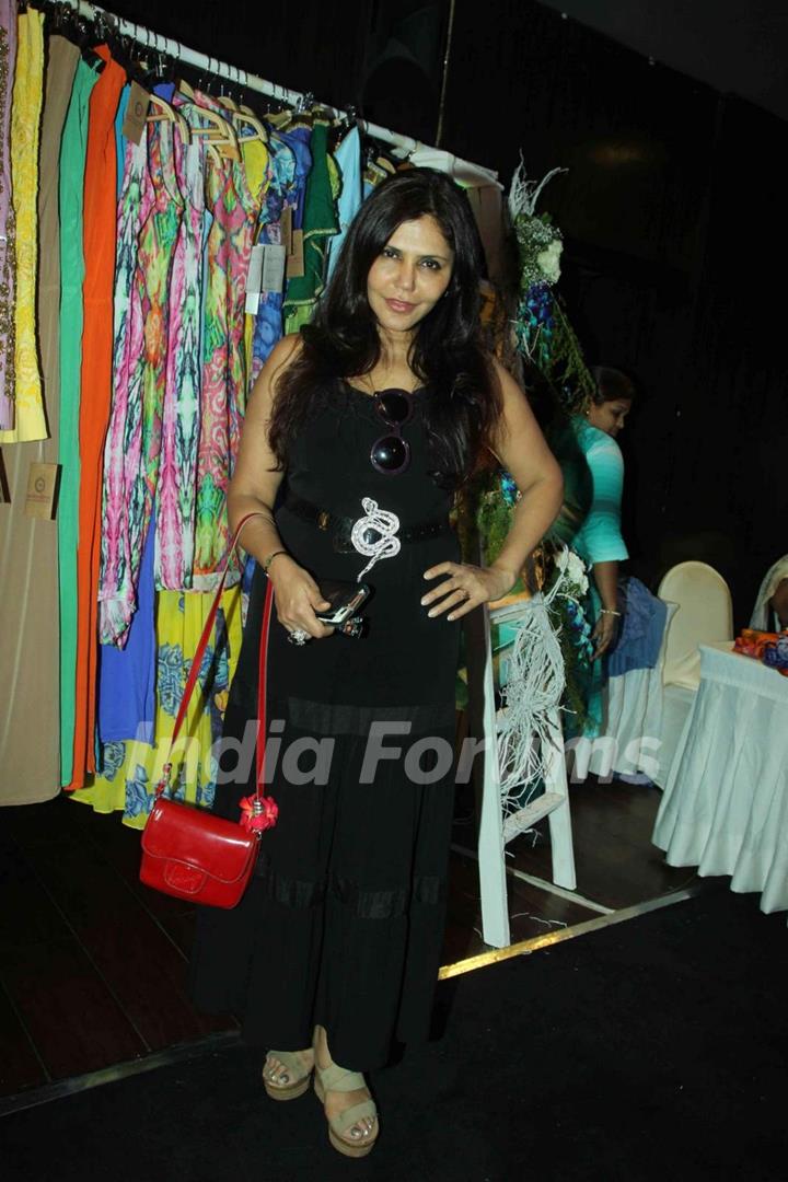 Nisha Jamwal poses for the media at Maheka Mirpuri's Summer Resort Preview