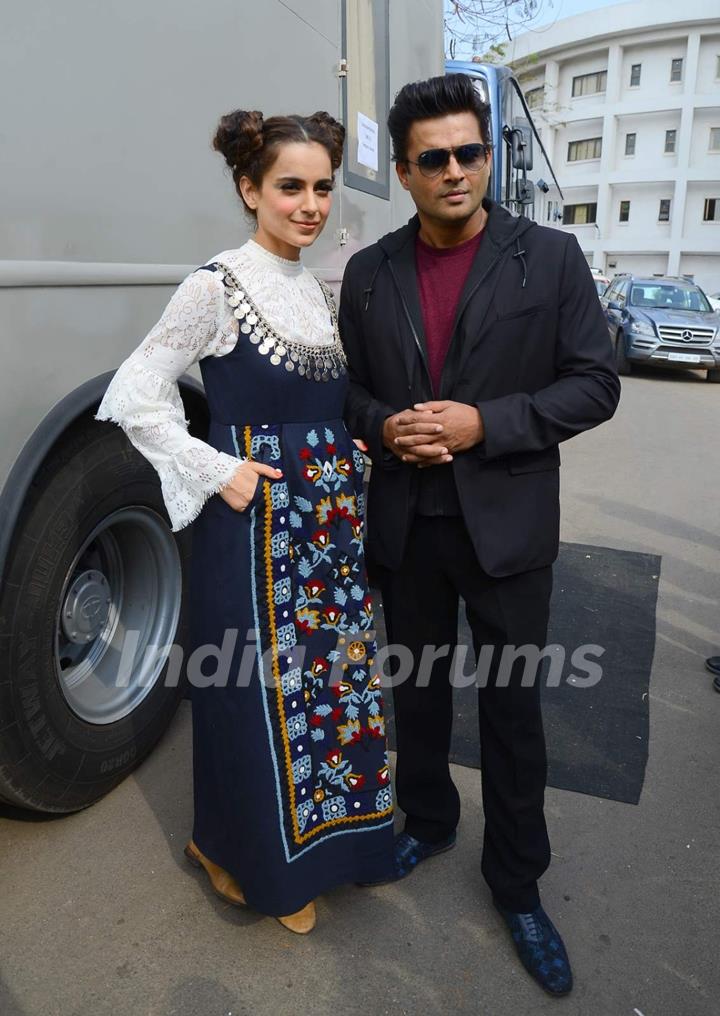 Promotions of Tanu Weds Manu Returns at the Grand Finale of Masterchef Season 4