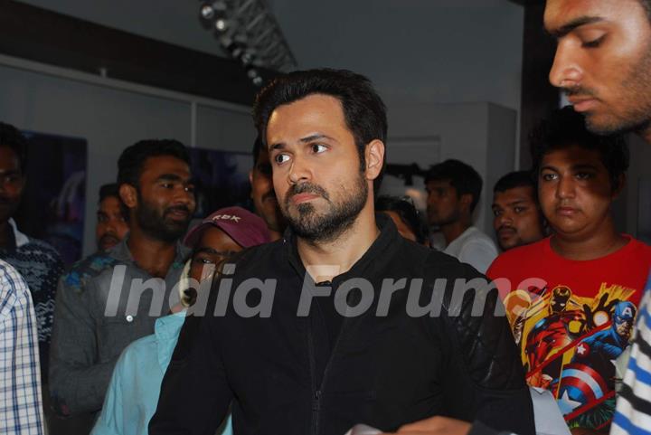 Emraan Hashmi on the sets of CID for Promotions of Mr. X