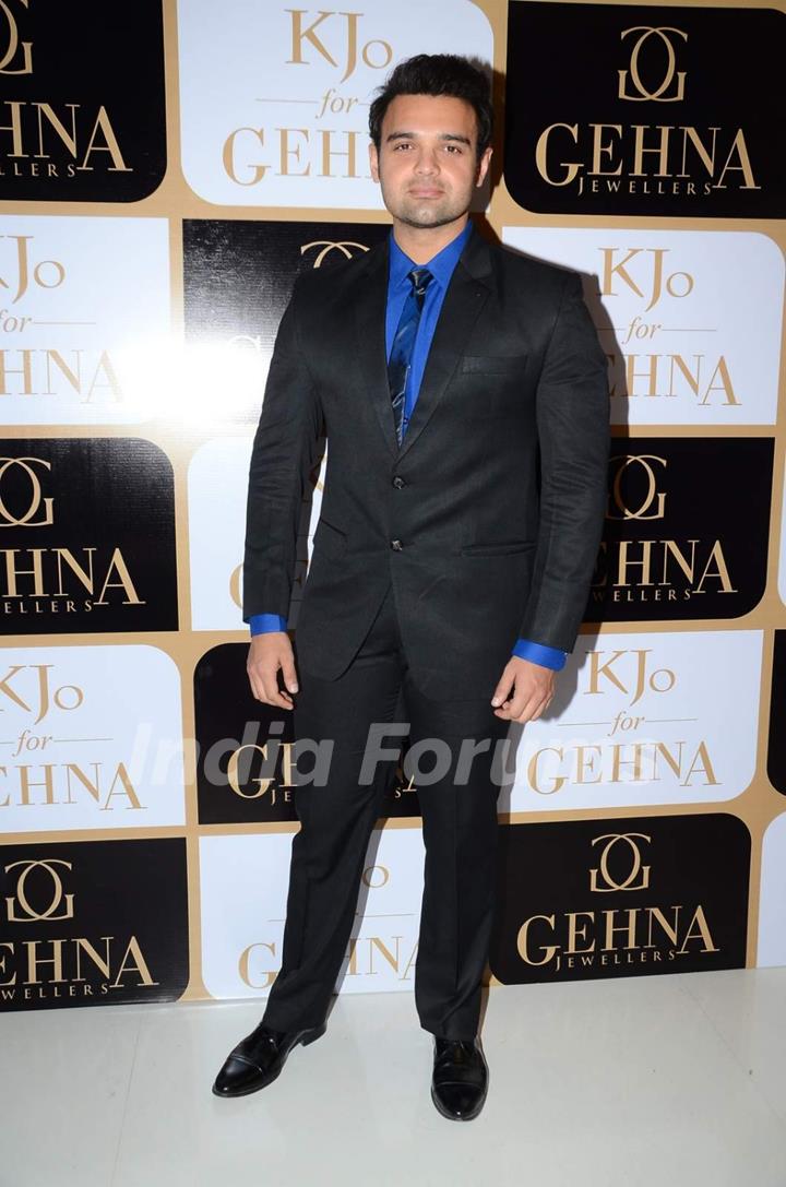 Mahaakshay Chakraborty at Karan Johar's limited edition holiday collection for Gehna Jewellers