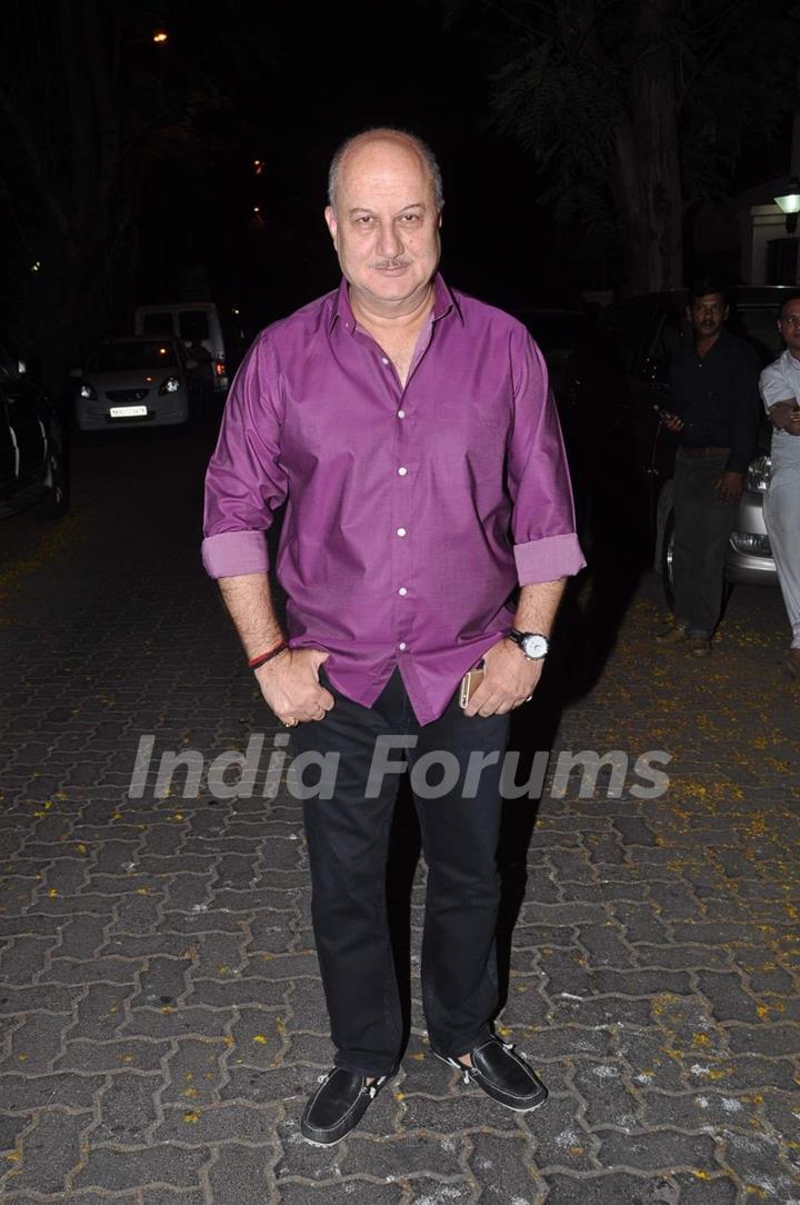 Anupam Kher at Special Screening of Dil Dhadakne Do's Trailer