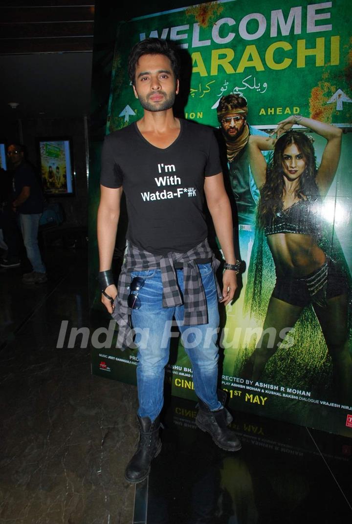 Jackky Bhagnani at Trailer Launch of Welcome to Karachi