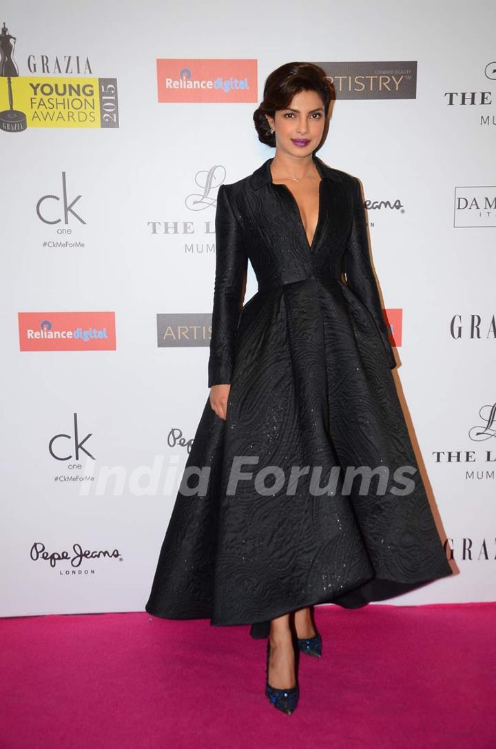 Priyanka Chopra at Grazia Young Fashion Awards