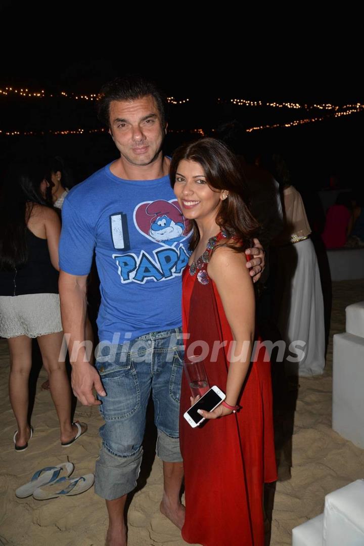 Sohail Khan Snapped at Planet Hollywod Resort,Goa