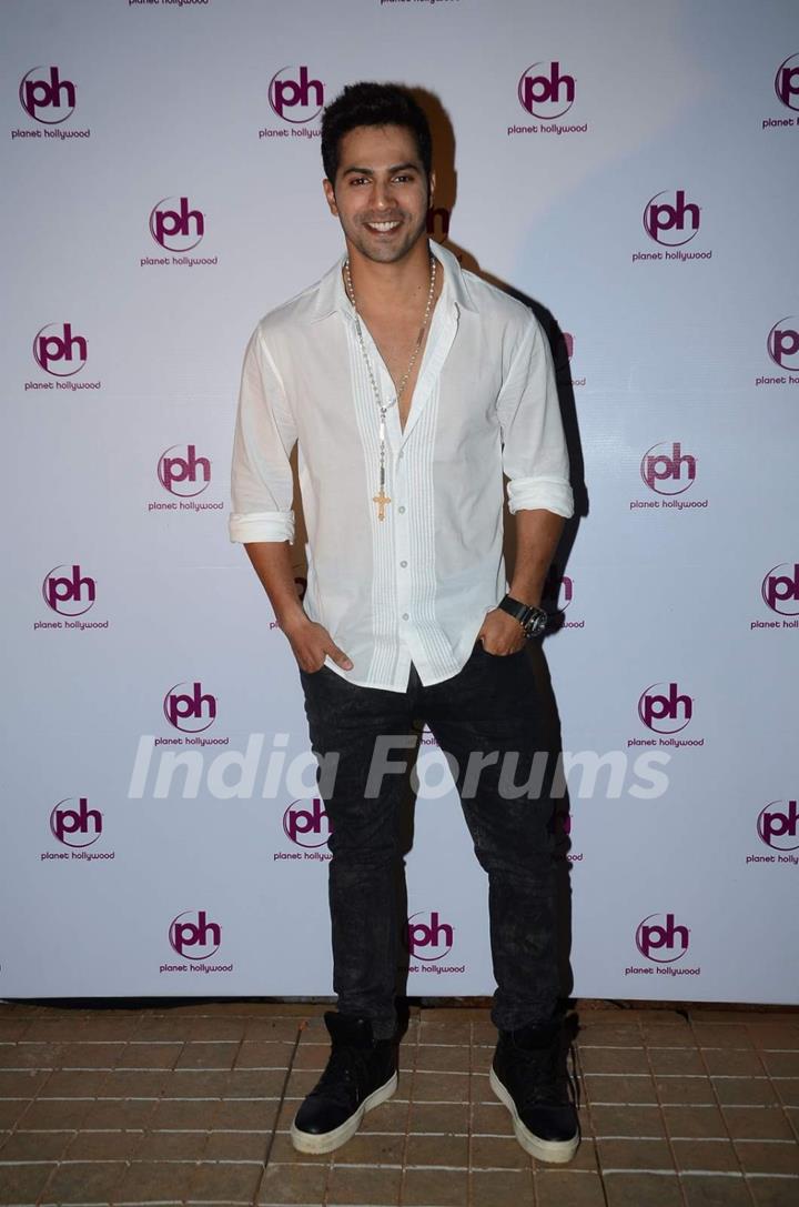 Varun Dhawan Snapped at Planet Hollywod Resort,Goa