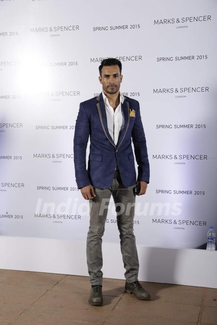 Asif Azim at the Marks & Spencers Spring/Summer 2015 Collection Launch