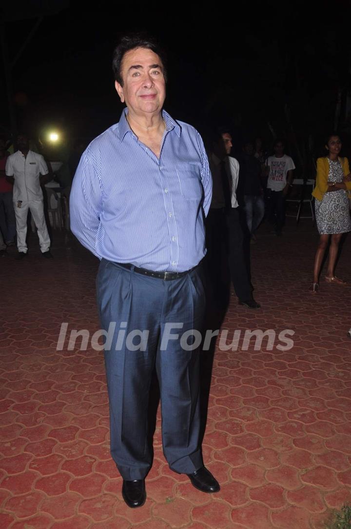 Randhir kapoor at Camby Tiger Cup