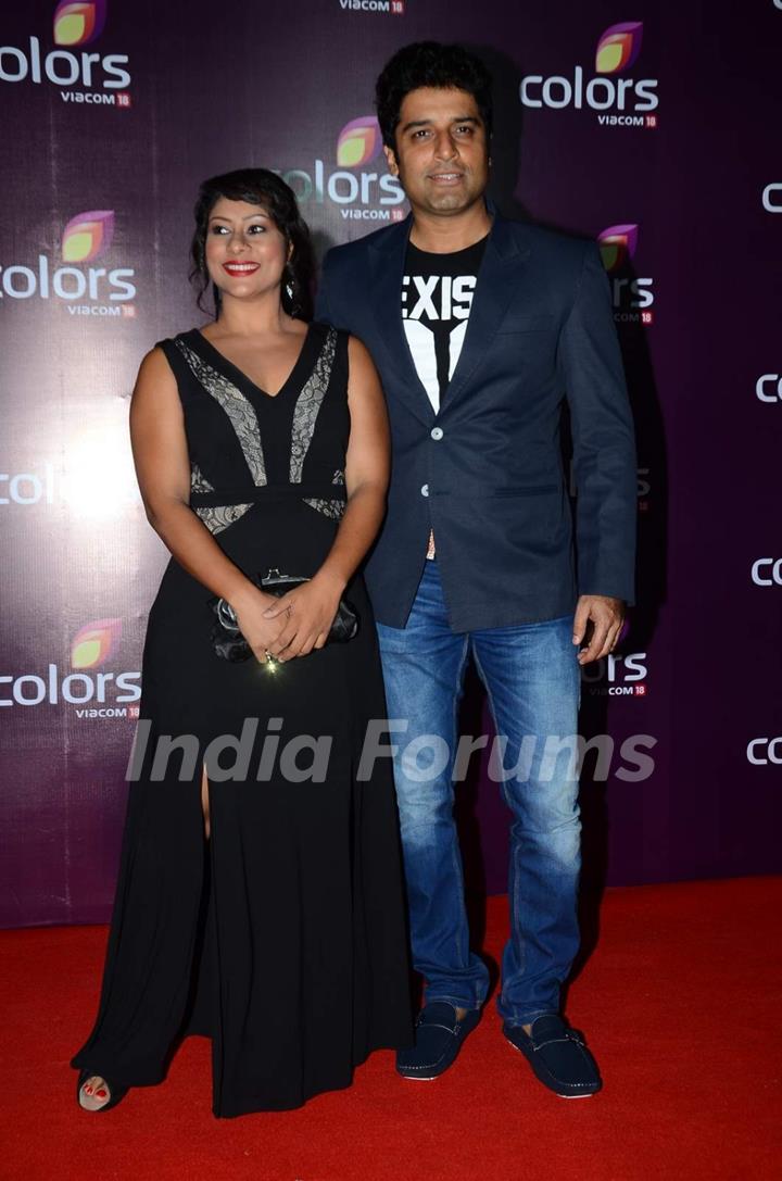 Shakti Anand and Sai Deodhar at Color's Party