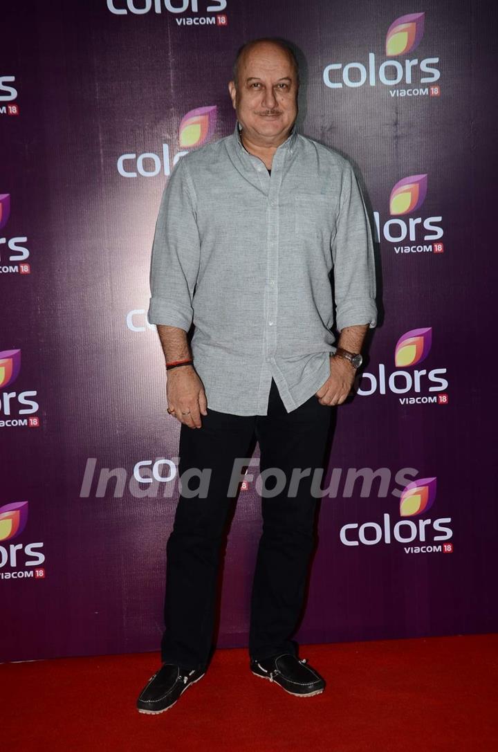 Anupam Kher at Color's Party