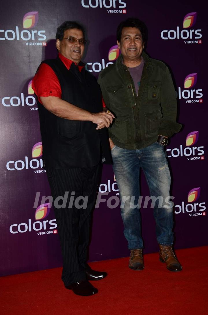 Shekhar Suman And Subhash Ghai at Color's Party