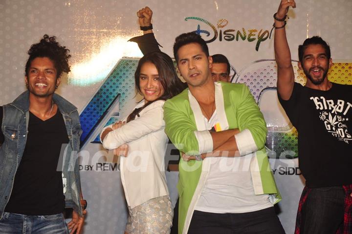 Varun And Shraddha Poses at ABCD 2 Trailer Launch