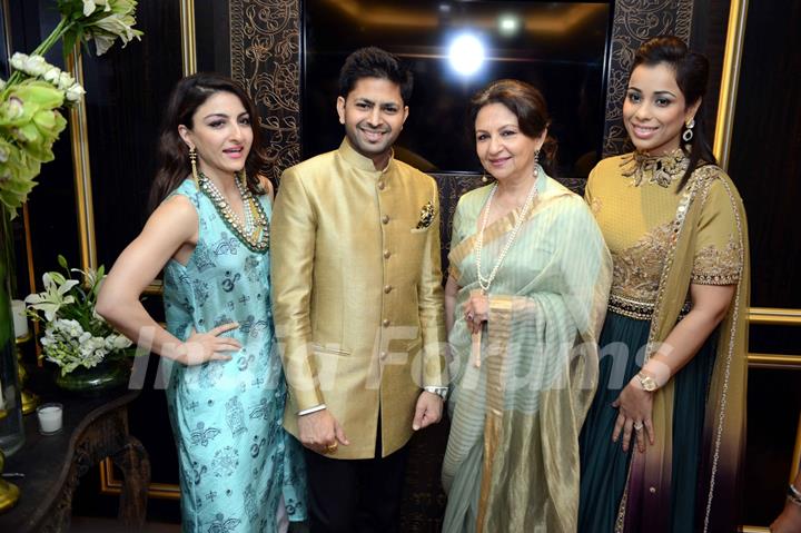 Soha Ali Khan and Sharmila Tagore at Launch of  Sunar Jewellery Shop in New Delhi