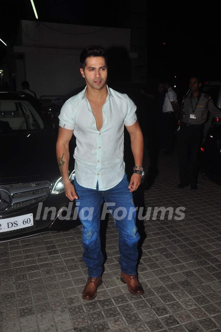 Varun Dhawan Attends Avengers 2 Premiere