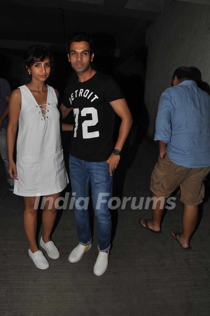 Patralekha and RajKummar Rao Attends the Screening of OK Kanmani