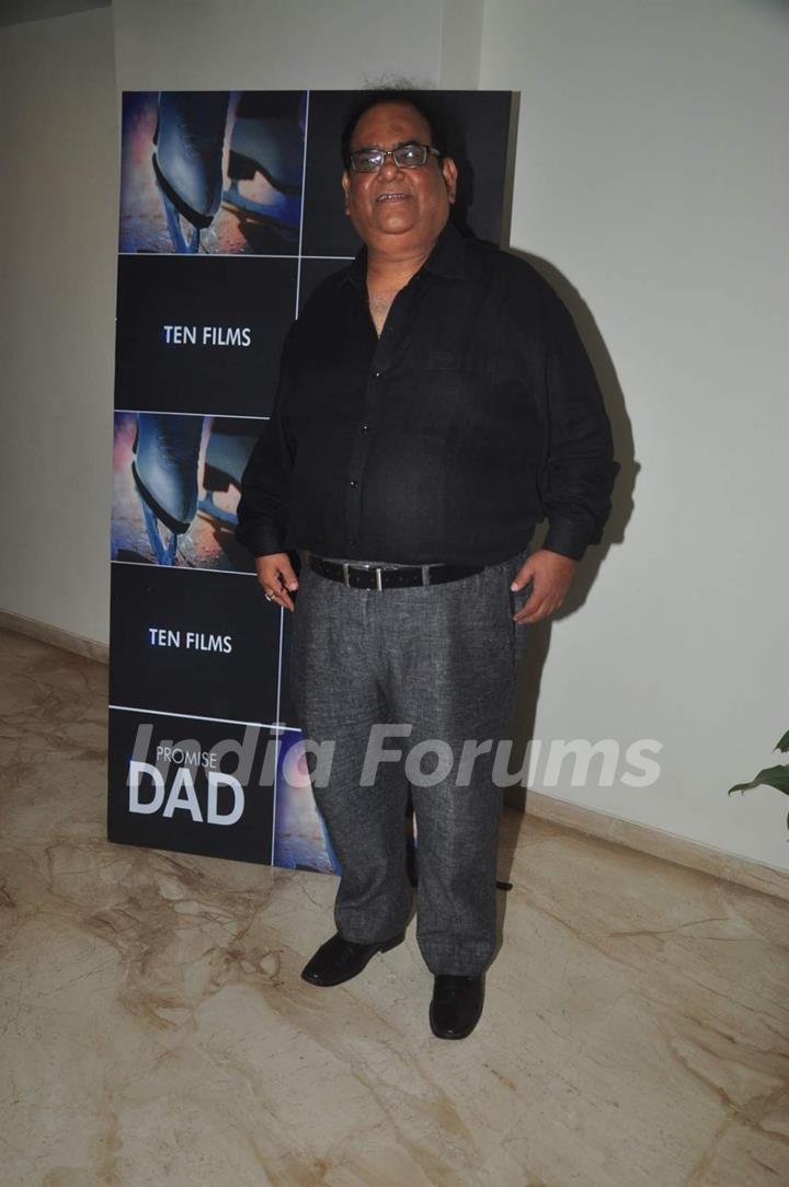 Satish Kaushik at Launch of the Movie Promise Dad