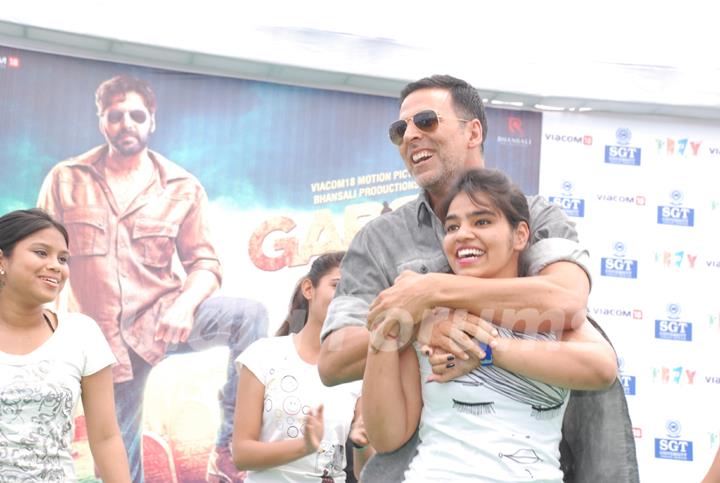 Promotions of Gabbar Is Back in Delhi