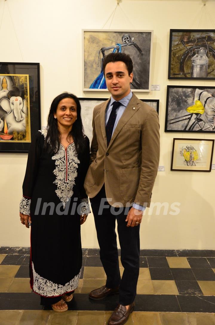 Actor Imran Khan  at Preview of Art Exhibition