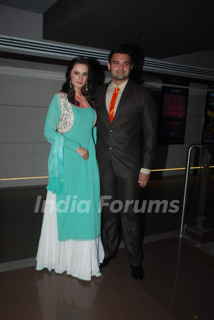 Evelyn Sharma and Mahaakshay Chakraborty at Ishq Dariyan Music Launch