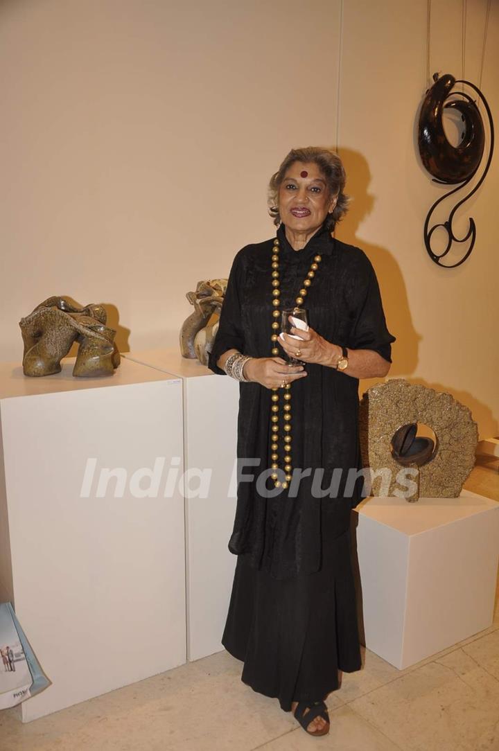 Dolly Thakore at  Shayonti Roy Kapur's Art Exhibition