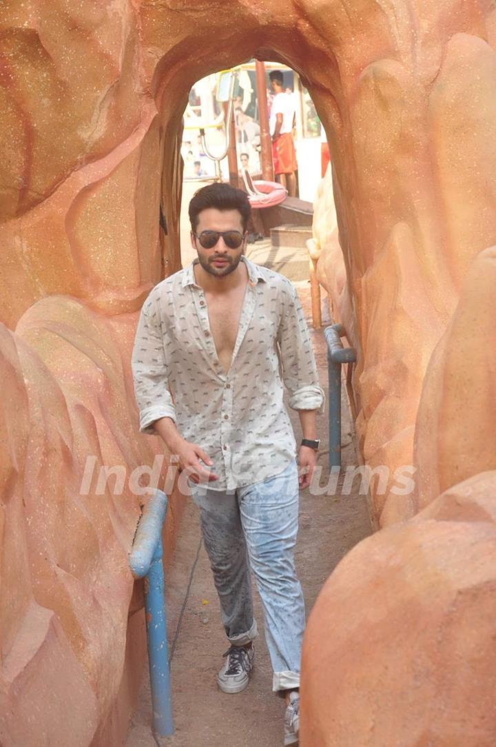 Jackky Bhagnani Promoting Welcome to Karachi at Water Kingdom