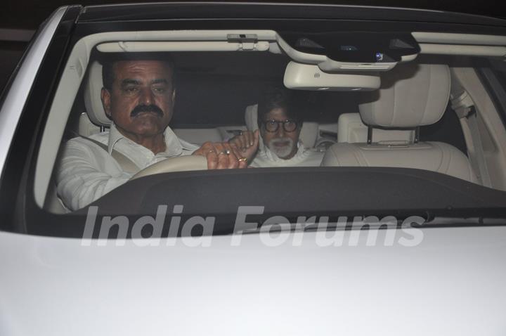 Amitabh Bachchan Snapped at Karan Johar's Bash