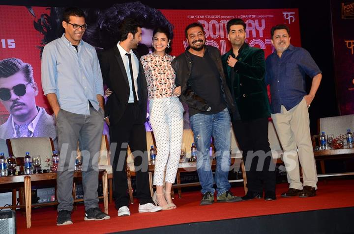 Team Bombay Velvet at 2nd Trailer Launch of Bombay Velvet