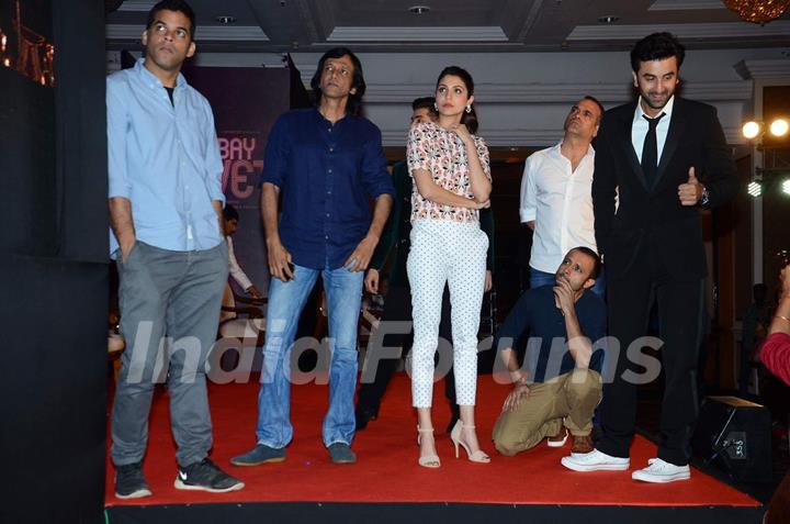 Bombay Velvet Team at 2nd Trailer Launch