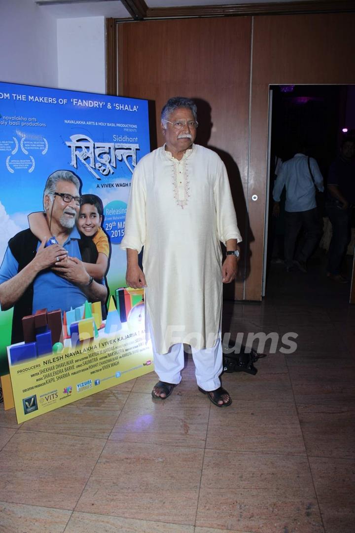 Vikram Gokhale at Music Launch of Siddhant