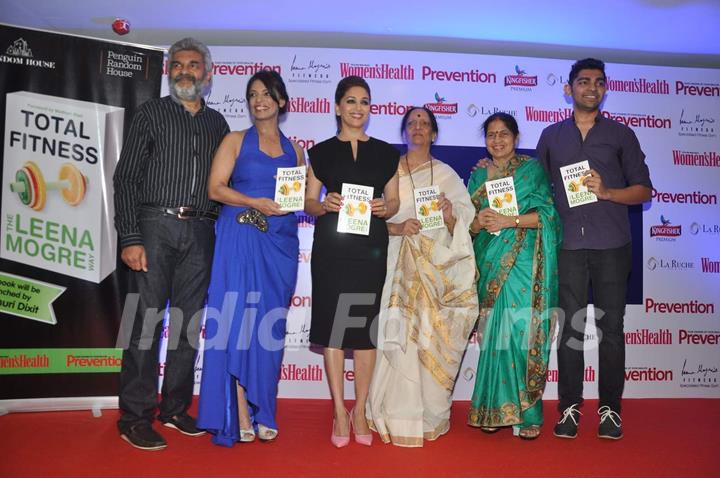 Madhuri Launches Leena Mogre Fitness Book