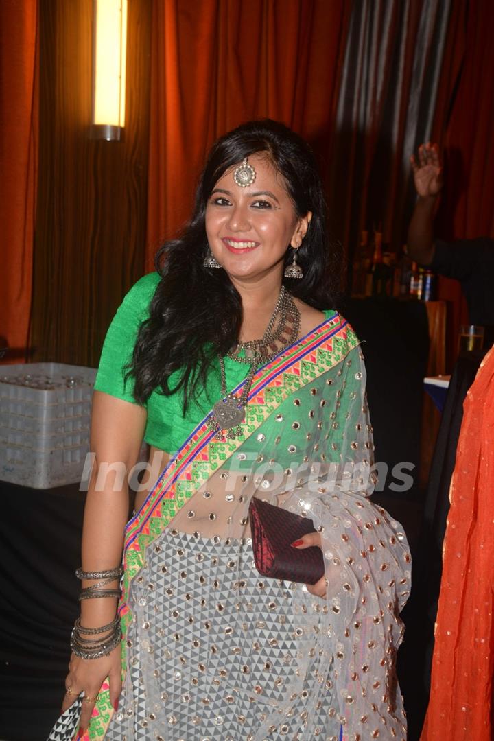 Roopal Tyagi at Karan Patel and Ankita's Sangeet Ceremony