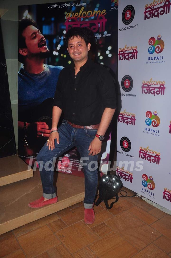 Swapnil Joshi at Launch of Music of Welcome Zindagi