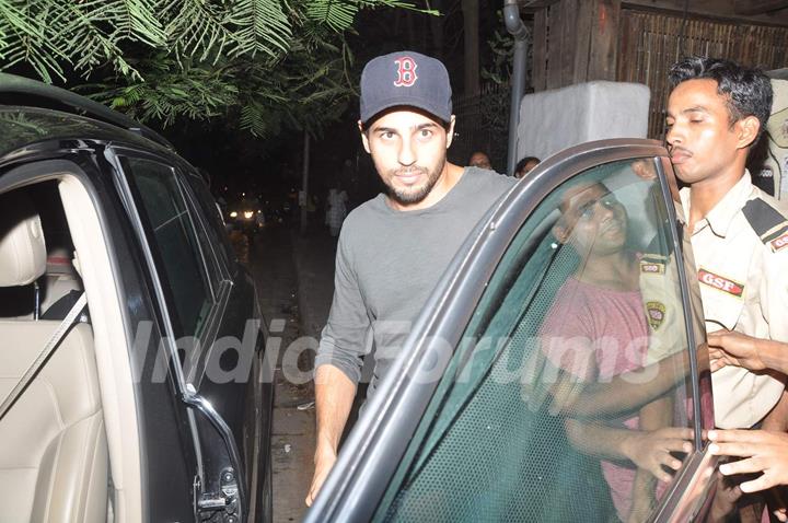 Sidharth Malhotra was snapped in the City